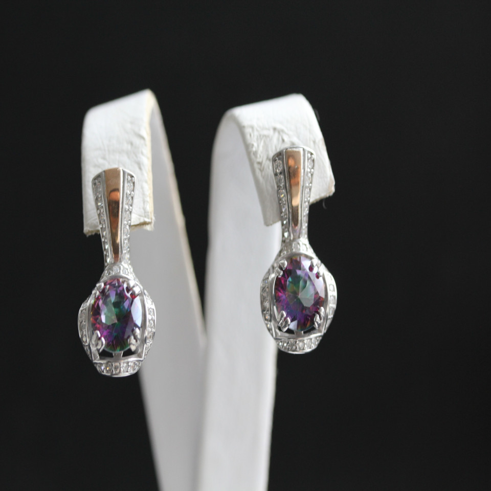 Сережки 552 альпініт містік Rh Timofeev