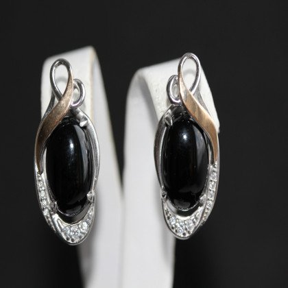 Сережки 277 онікс Rh Timofeev