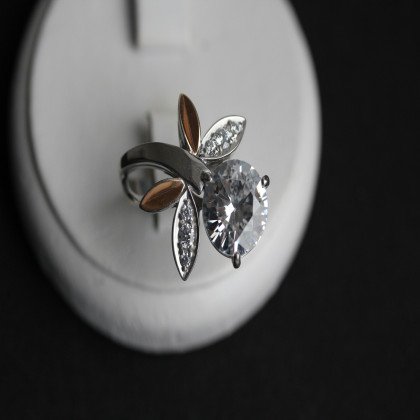 Перстень 53 білий Timofeev