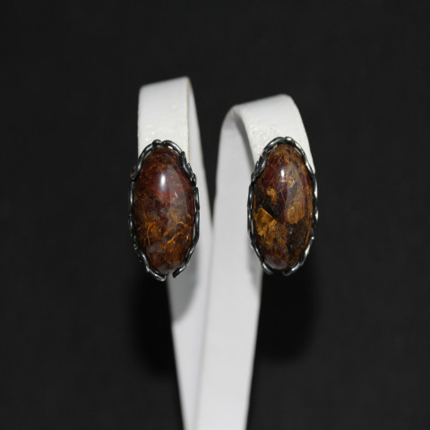 Сережки 592 яшма Timofeev