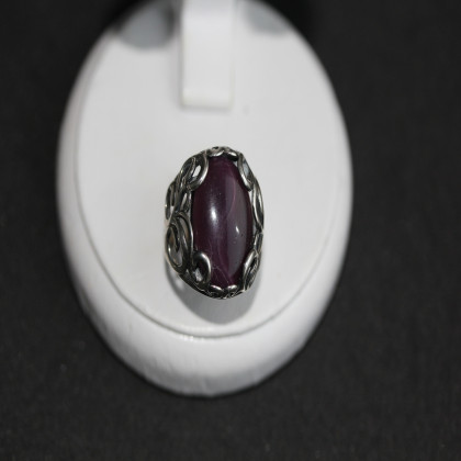 Перстень 592 улексит баклажан Timofeev 2