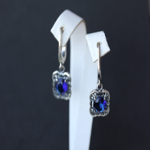 Сережки 610 альпініт синій Timofeev