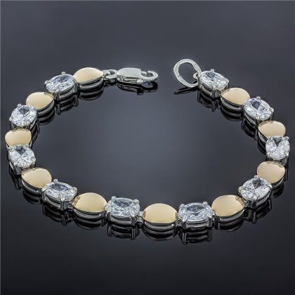 Браслет 477 цирконій білий Rh Timofeev