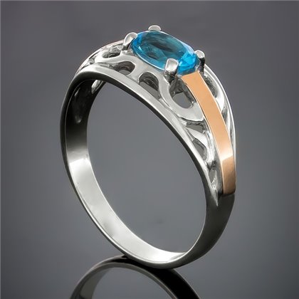 Перстень 414 топаз Rh Timofeev